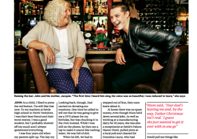 John Newman, Relative Values (The Sunday Times Magazine)