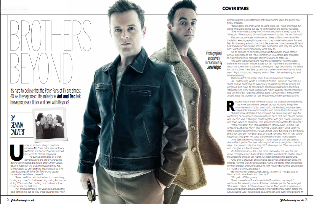 Ant and Dec (Fabulous)
