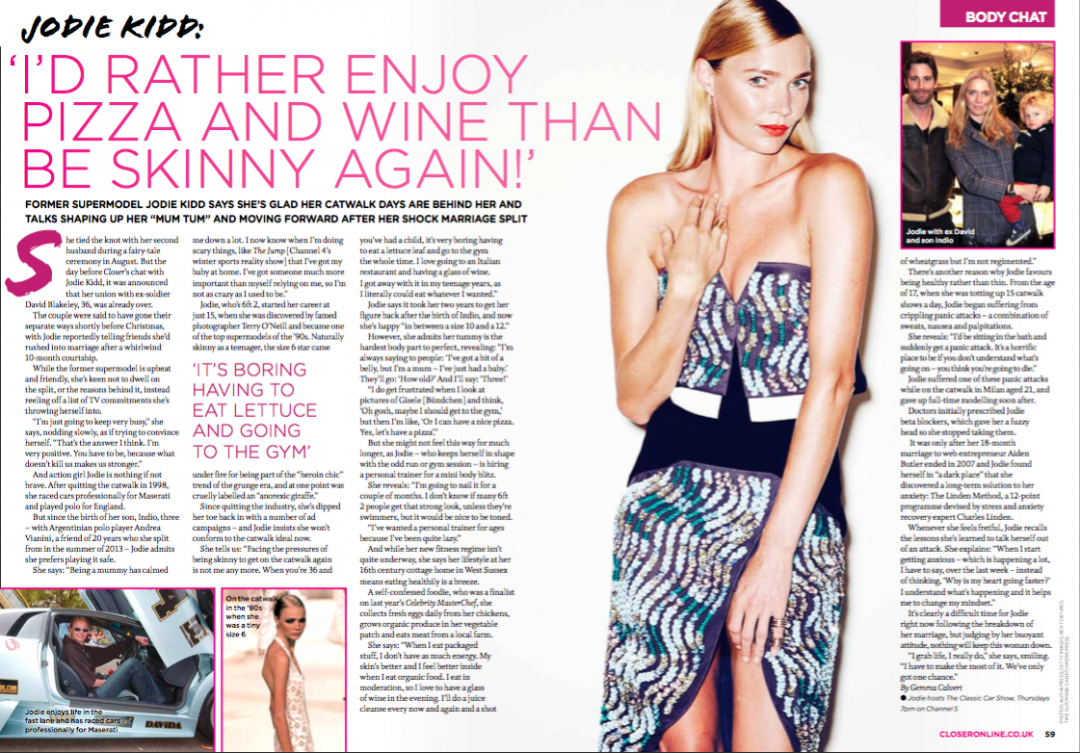 Jodie Kidd (Closer)