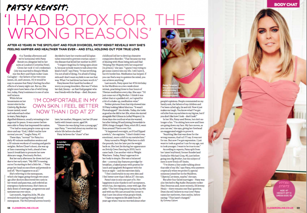 Patsy Kensit (Closer)
