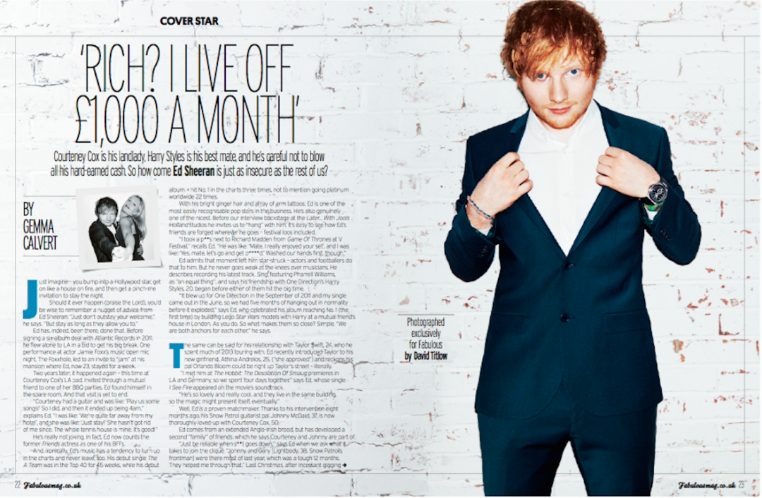 Ed Sheeran (Fabulous)